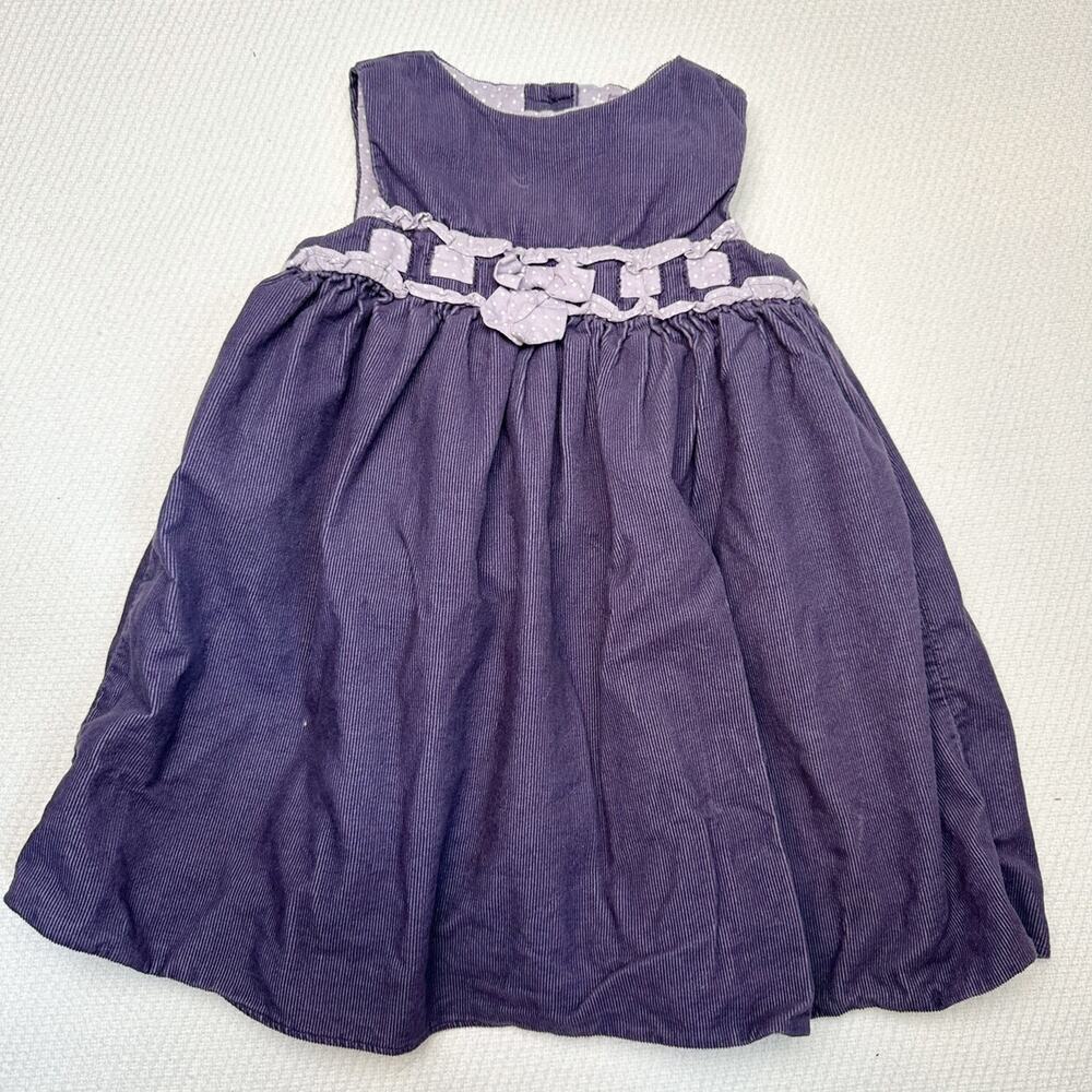 Janie And Jack Winter Darling Bow Corduroy Jumper